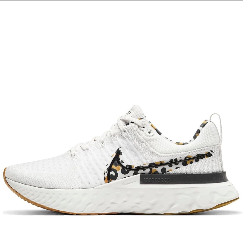 Women’s react infinity run fly knit 2 cheetah print Nikes